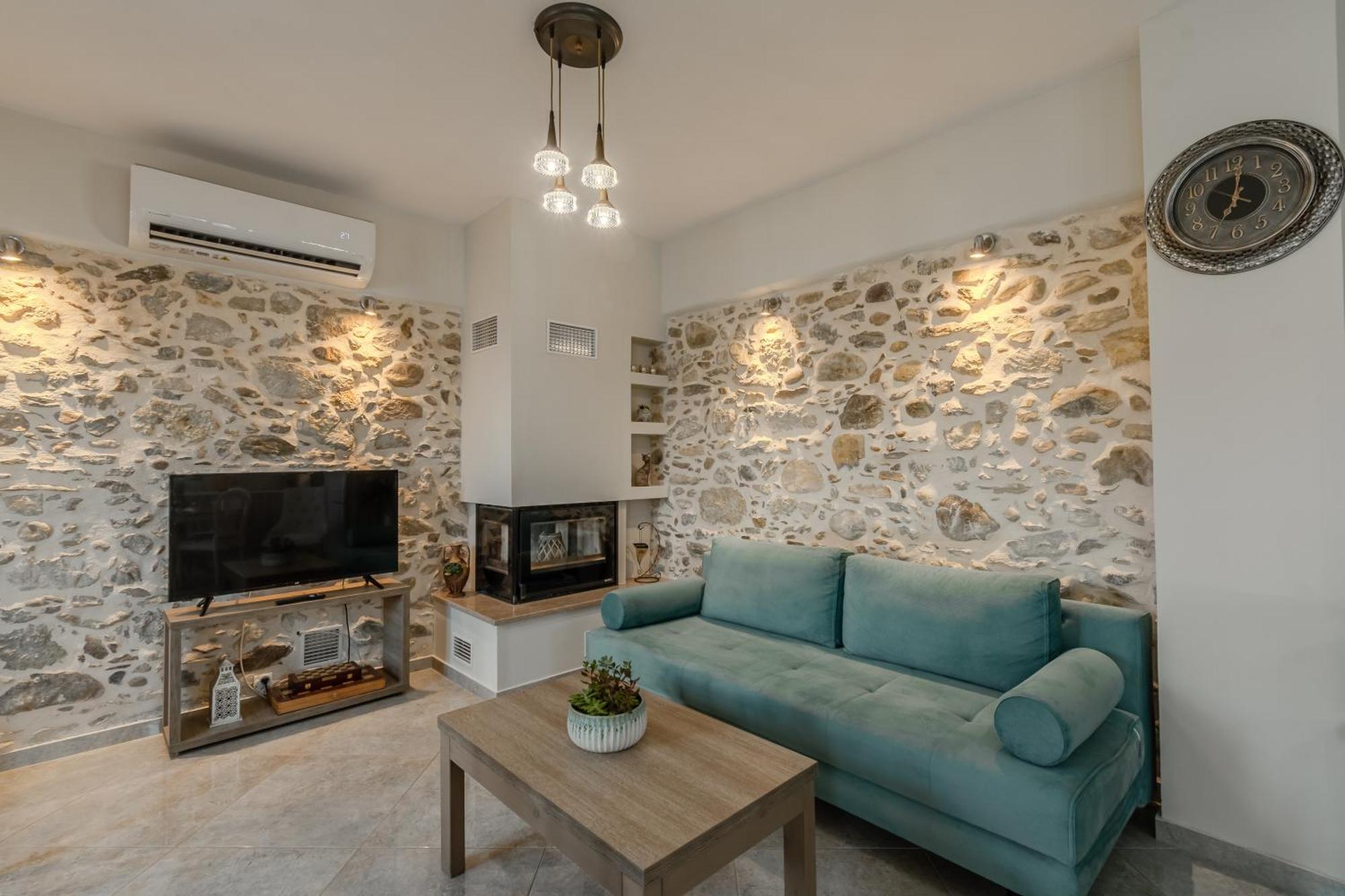 Вилла Casa Kastella, Private Jacuzzi & Bbq Facilities! Angouseliana Экстерьер фото
